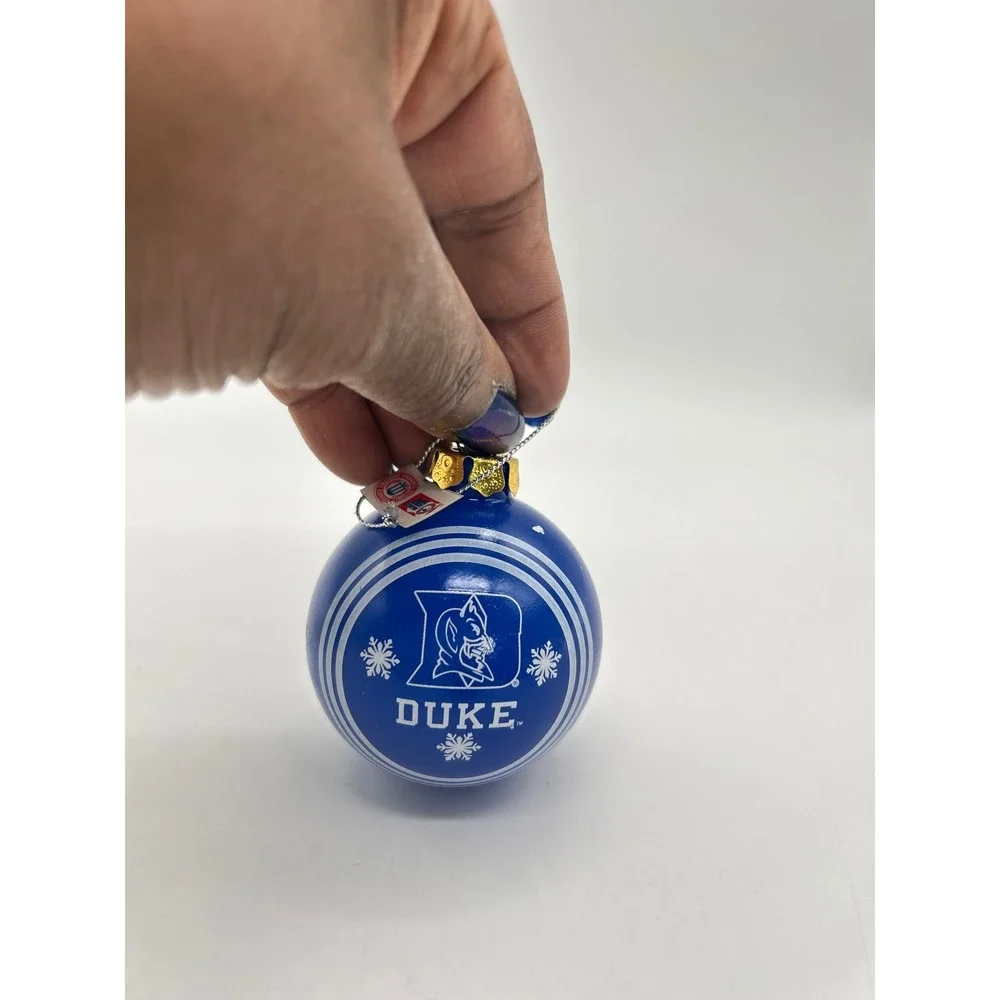 NEW‎ Duke Blue Devils NCAA Glass Ball Ornament Forever Collectibles